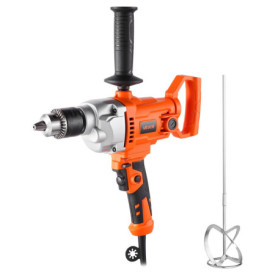 VEVOR Malaxeur Perceuse Électrique 2-en-1 avec Poignée Rotative