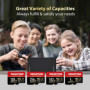 Carte mémoire microSD Gigastone 128 Go - Vitesse R/W 880/500 Mo/s pour Nintendo Switch 2 et appareils photo