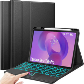 Coque Clavier Bluetooth Rétroéclairée pour Lenovo Idea Tab Pro 12,7"