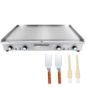 Plancha Électrique MOOTACO en Acier Inoxydable avec Contrôle de Température