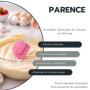 Ensemble Ustensiles de Cuisine en Silicone - Fouet, Spatule et Pinceau