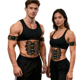 Ceinture Électrostimulateur Musculaire EMS pour Abdominaux et Jambes
