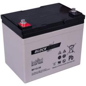 Batterie AGM Intact Block-Power BP12-35, 12V 35Ah - Fiable et Sans Entretien