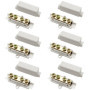 Connecteurs de Câble en Laiton 1000V 100A - 6 Pcs Ignifuges