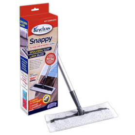 IPEA Kit Balai Rotatif 180° avec Lingettes pour Sols et Vitres