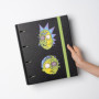 Classeur A4 Rick et Morty avec Couverture Rigide - 4 Anneaux