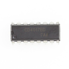 Pack de 10 Circuits Intégrés CD4017 DIP-14 HUABAN