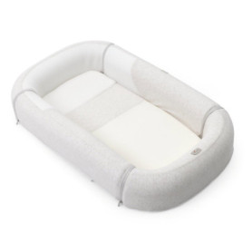 Chicco Mommy Pod 3en1 - Réducteur de Lit Bébé en Coton Bio, Beige
