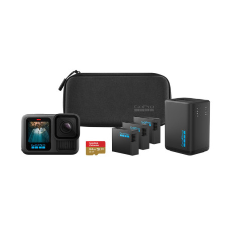 Pack d'Alimentation Étendu GoPro HERO13 Black avec Chargeur et Accessoires