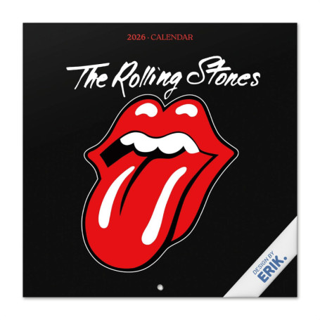 Calendrier Mural 2026 Les Rolling Stones - Organisation Originale
