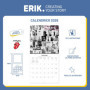 Calendrier Mural 2026 Les Rolling Stones - Organisation Originale