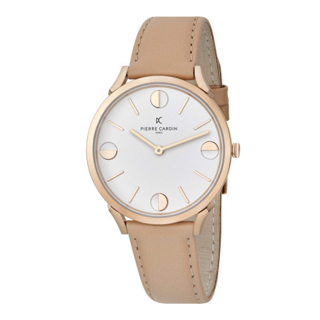 Montre Analogique Unisexe Pierre Cardin Pigalle Half Moon Beige
