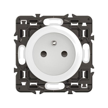 Prise Électrique Murale Céliane Legrand - Blanc avec Terre