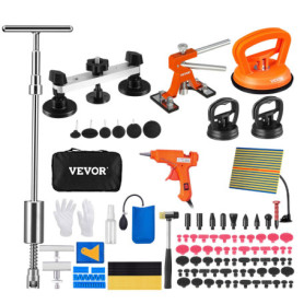 Kit de Débosselage VEVOR 107 Pièces - Réparation Carrosserie sans Peinture