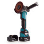 Meuleuse d'angle Makita 18V LXT Ø125 mm avec 2 batteries 5,0 Ah