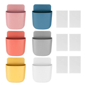 Ewwtrey Organisateur Mural pour Télécommandes - 6 Pièces en Plastique Durable