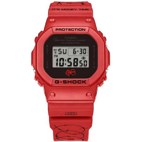 Montre Casio G-Shock DW-5600SFE25-4ER x Sphère Ebbasta Rouge