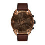 Montre Diesel Homme Chronographe en Cuir Marron - DZ4698