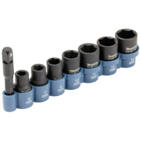 Jeu de douilles à chocs 1/4" - 8 pièces Makita E-12289