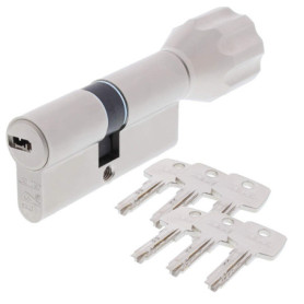 Cylindre à bouton ABUS EC550 Z45/K45 mm avec 6 clés