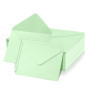 Enveloppes Romon Mini Élégantes en Papier Kraft - 50 Pièces pour Invitations et Vœux