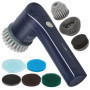 Brosse Nettoyante Électrique Sans Fil Clatronic ERB3815A - Puissante et Compacte avec 8 Accessoires