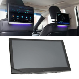 Moniteur d'Appui-Tête 13,3 pouces 4K pour Voiture - Écran Tactile Android 10.0
