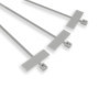 Lot de 100 pinces d'identification pour câbles en nylon - Etelec FBT10025