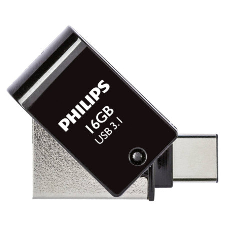 Clé USB Philips 2-en-1 Ultra Speed 16 Go - USB-C et USB 3.1