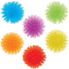 Boules de Hérisson Arc-en-Ciel - Paquet de 12 Jouets Amusants pour Enfants