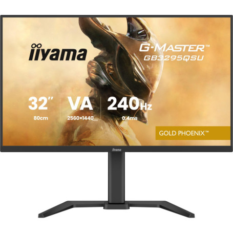 Écran iiyama 31.5" QHD 240Hz IPS avec Connectivité Complète