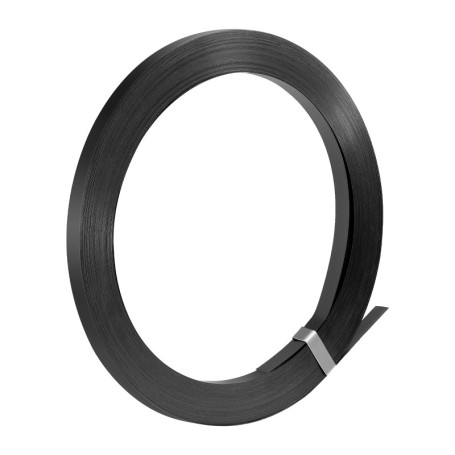 Rouleau de cerclage en acier VEVOR 19 mm x 91 m - Résistance 775,6 kg