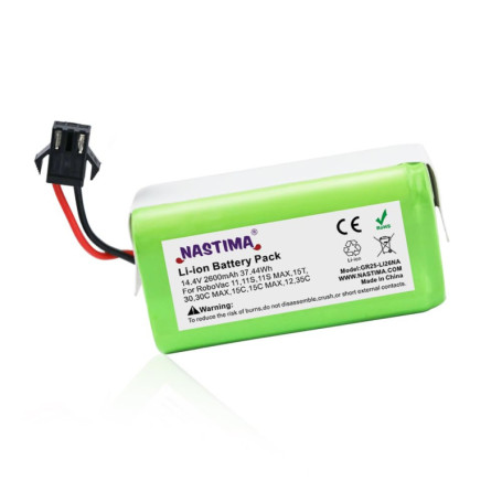 Batterie Li-ion 14,4V 2600mAh pour Aspirateurs NASTIMA et IKOHS