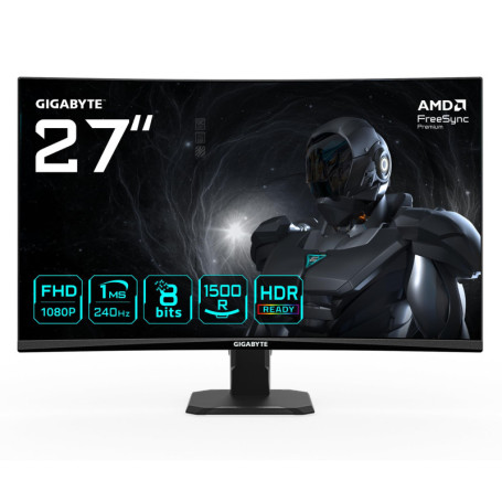 Moniteur Gaming Incurvé GIGABYTE GS27FC2 27" FHD 240Hz
