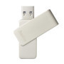 Clé USB Hama Rotate Pro 32 Go - Vitesse 70 Mo/s, Design Compact Argenté