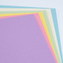 Lot de 50 Feuilles Cartonnées A3 210 g/m² - Couleurs Pastel Arc-en-Ciel