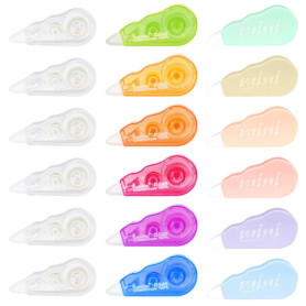 Hengxinchen Lot de 18 Correcteurs Blancs Extensibles pour Bureau