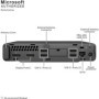 HP EliteDesk 800 G4 Mini - PC de Bureau avec Intel Core i3, 8 Go RAM, 256 Go SSD