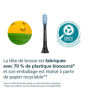 Philips Sonicare C3 Premium Plaque Defence - Lot de 6 Têtes de Brosse à Dents Noires