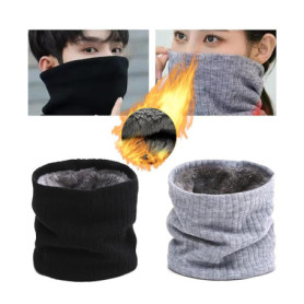 Ensemble de 2 Cagoules Thermiques Élastiques pour Hiver - Protection Cou Douce et Épais