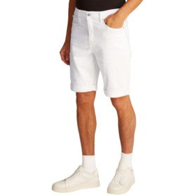 Short en Jean Slim Calvin Klein pour Homme - Bleu Denim Clair