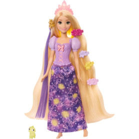 Poupée Raiponce Magique avec Lumières et Accessoires de Coiffure