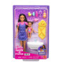 Coffret Barbie Skipper Baby-Sitter avec Poupées et Accessoires