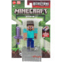 Figurine Steve Redstone Minecraft 8 cm avec Accessoire - Mattel