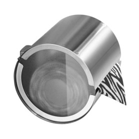 Support Moderne en Acier Inoxydable pour Papier Toilette Ronde - Nickel Brossé
