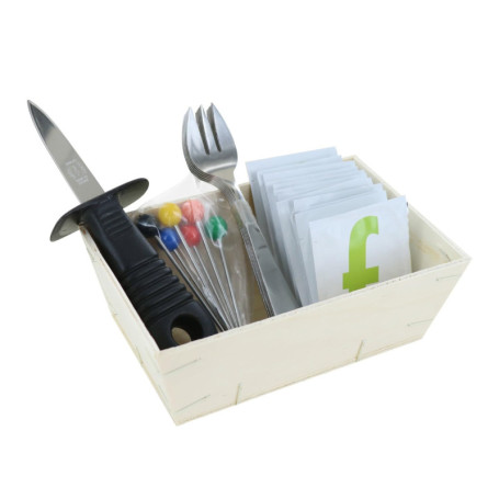 Set de Dégustation Fruits de Mer et Crustacés en Coffret Bois