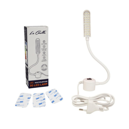 Lampe LED La Canilla 30 Ampoules 6000K avec Base Magnétique