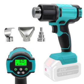 Décapeur Thermique Sans Fil Ofeace 18V avec Écran LCD et 4 Vitesses