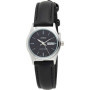 Montre Casio Femme Cuir Noir avec Affichage Analogique