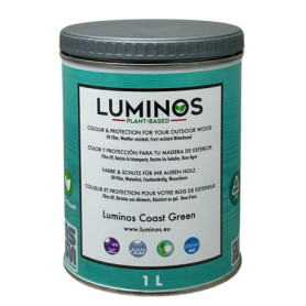 Lasure Biobased Côte Vert 1L - Protection et Décoration pour Bois Extérieur